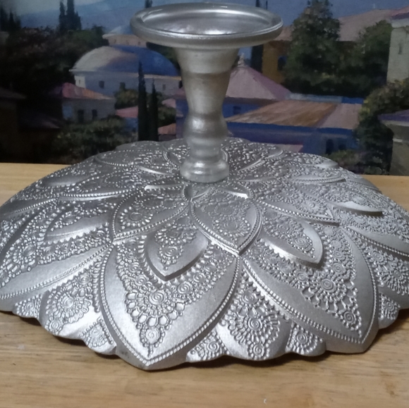 🌇Silver Overlay Footed Compote Dish European Style,Like🆕Vintage.🏆🎻 - Picture 6 of 16